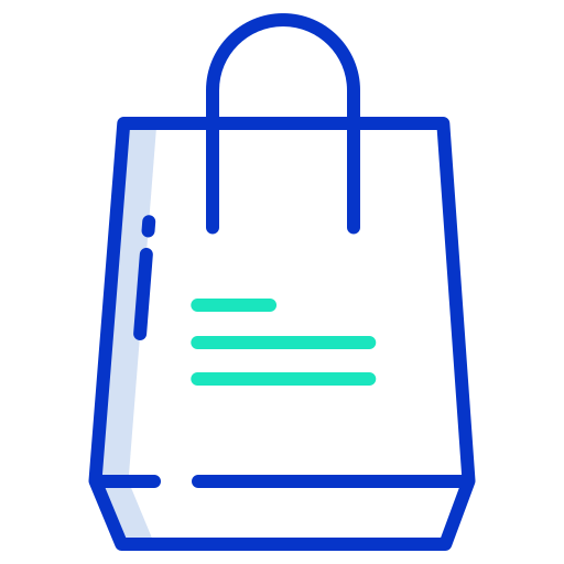 Shopping bag Icongeek26 Outline Colour icon