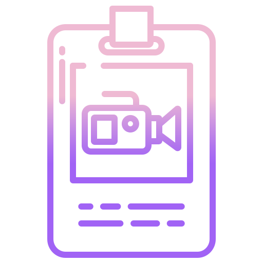 Id card Icongeek26 Outline Gradient icon