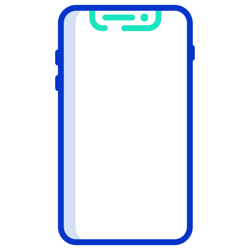Mobile phone Icongeek26 Outline Colour icon