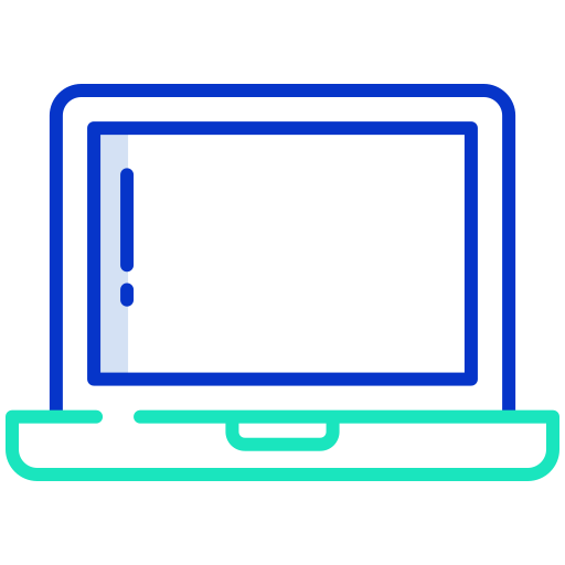 laptop Icongeek26 Outline Colour icon