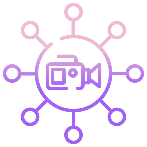 Network Icongeek26 Outline Gradient icon