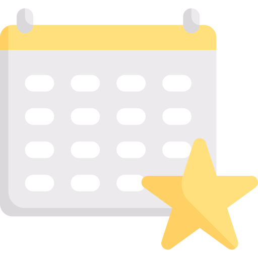 calendario Special Flat icono