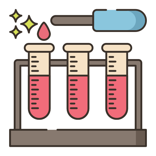 Test tube Flaticons Lineal Color icon