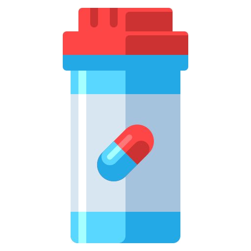 Pill jar Flaticons Flat icon