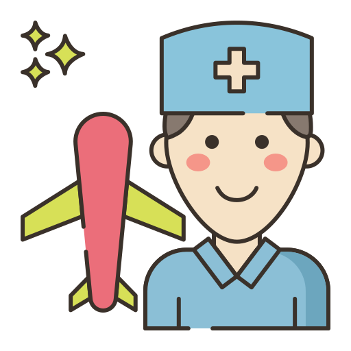 enfermera Flaticons Lineal Color icono