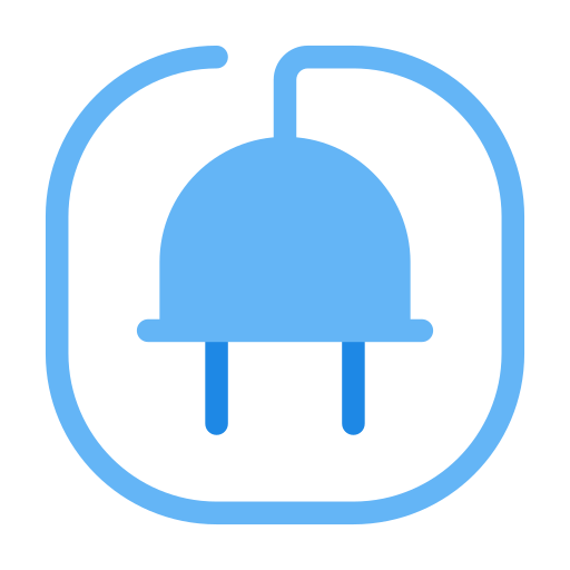 アダプタ Generic Blue icon