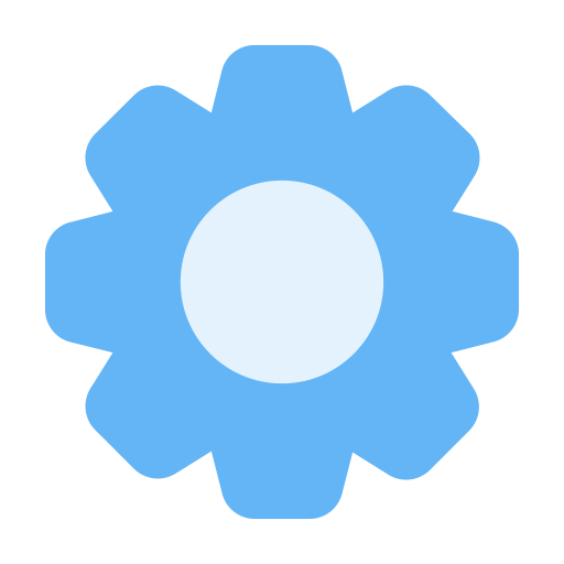 die einstellungen Generic Blue icon
