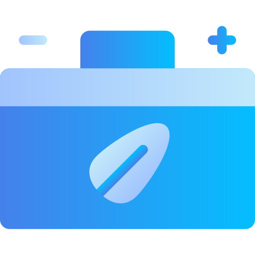 Öko-batterie Generic Flat Gradient icon