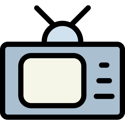 televisión Generic Outline Color icono