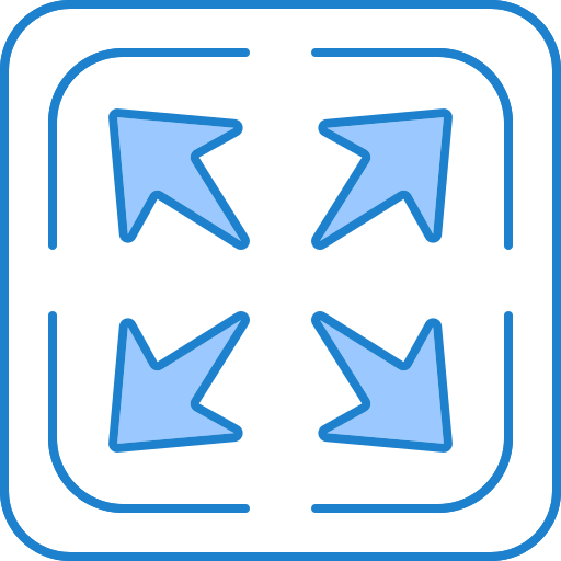 Fullscreen Generic Blue icon