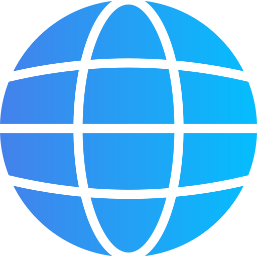 wereldbol Generic Flat Gradient icoon