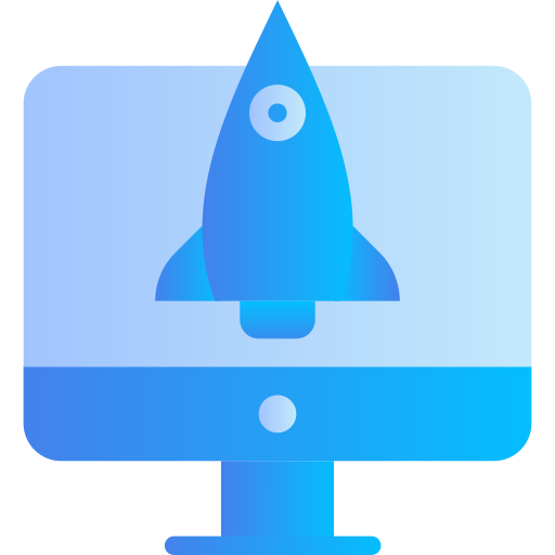 lanzamiento de cohete Generic Flat Gradient icono