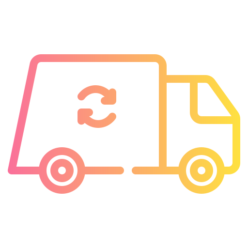 Recycling truck Generic Gradient icon