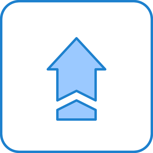 pfeil Generic Blue icon