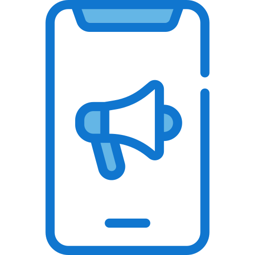 mobiltelefon Generic Blue icon