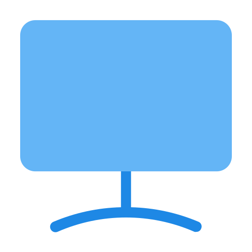smart tv Generic Blue icon