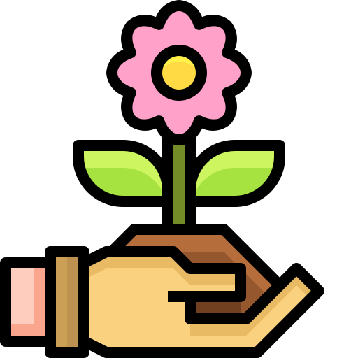 Flower Generic Outline Color icon