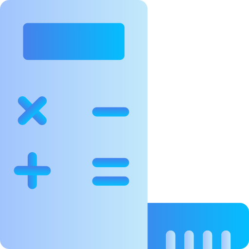 Calculation Generic Flat Gradient icon