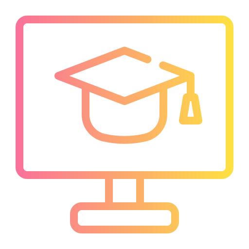 online onderwijs Generic Gradient icoon