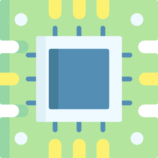 マイクロプロセッサ Special Flat icon