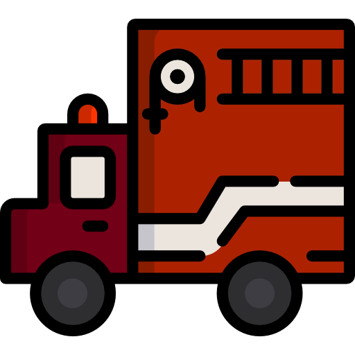camion de pompier Special Lineal color Icône