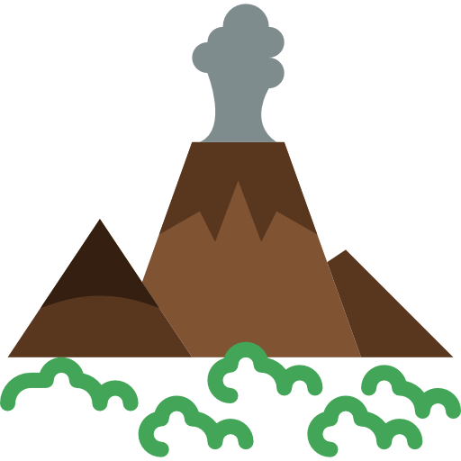 火山 Basic Miscellany Flat icon
