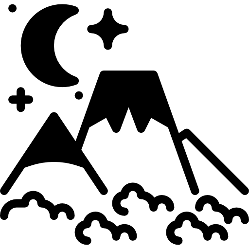火山 Basic Miscellany Fill icon