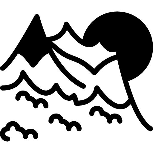 Mountains Basic Miscellany Fill icon