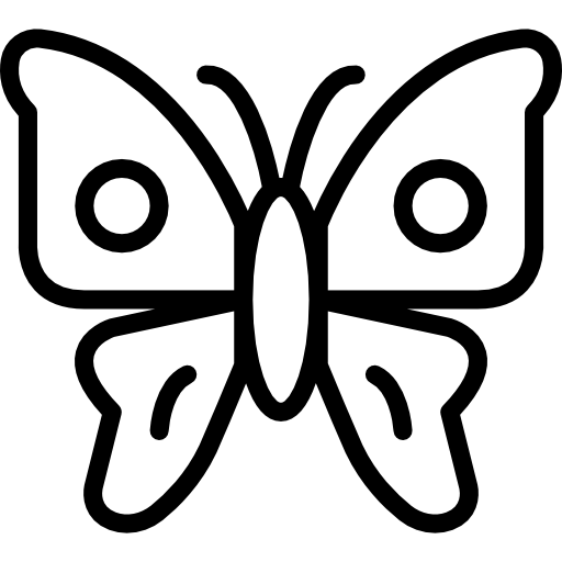 farfalla Basic Miscellany Lineal icona