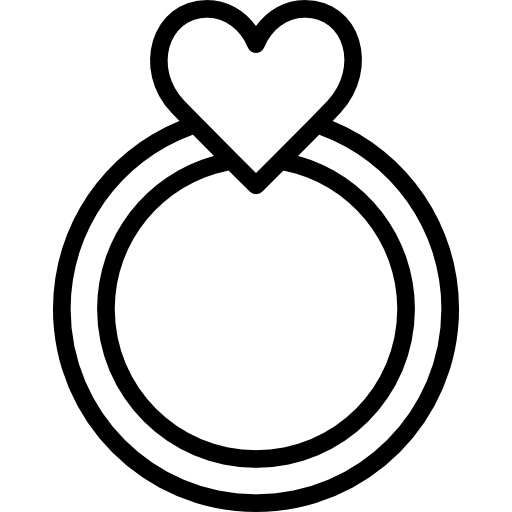 anello di fidanzamento Basic Miscellany Lineal icona