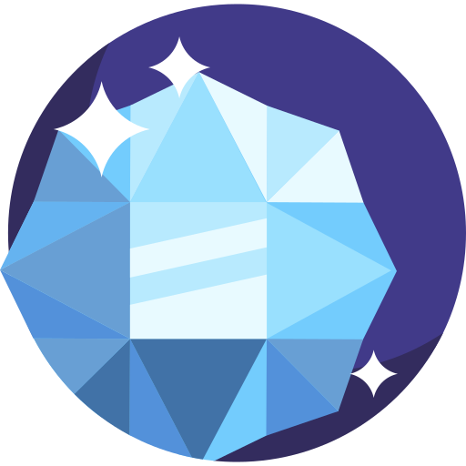 Diamond Detailed Flat Circular Flat icon