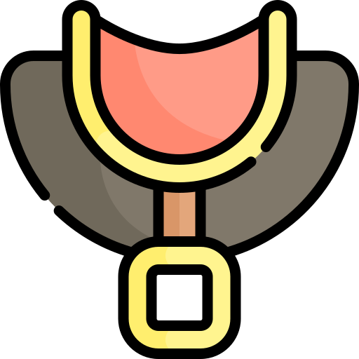 Saddle Kawaii Lineal color icon