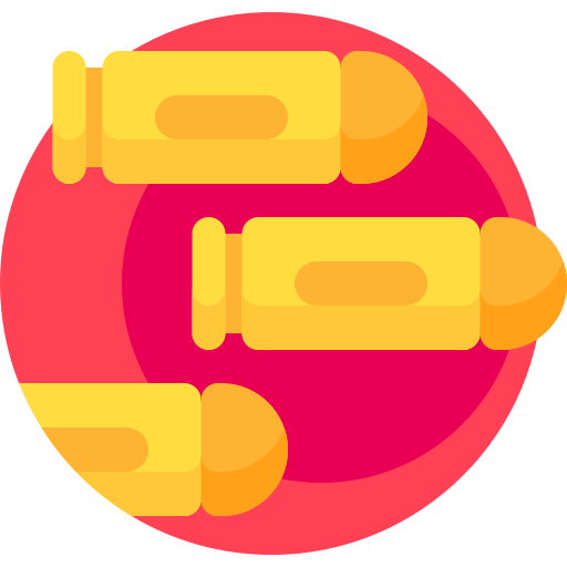 弾丸 Detailed Flat Circular Flat icon