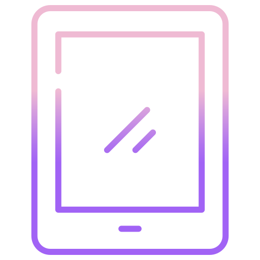 tablet Icongeek26 Outline Gradient icoon