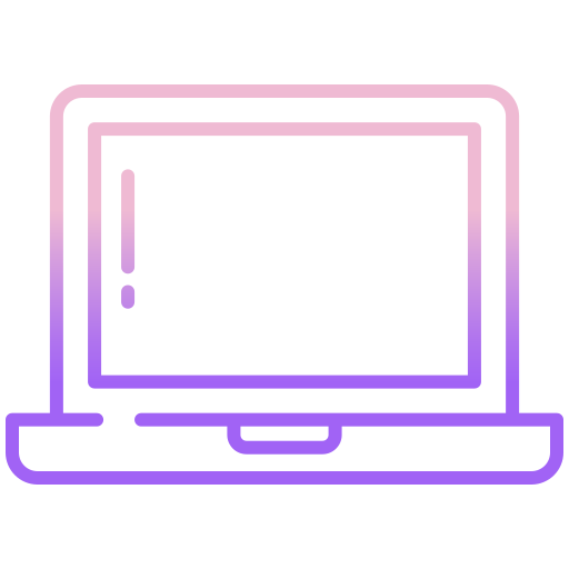 laptop Icongeek26 Outline Gradient icon