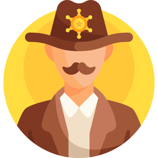 sheriff Detailed Flat Circular Flat icoon