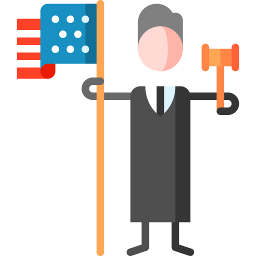 Chief justice of the united states Puppet Characters Flat icon