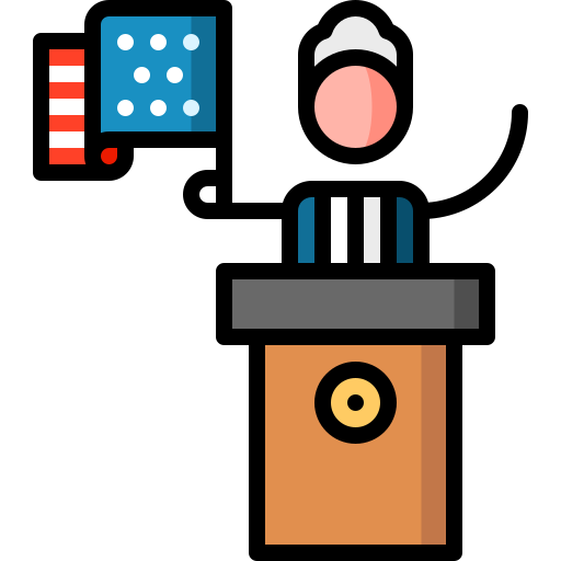 Speech Puppet Characters Lineal Color icon