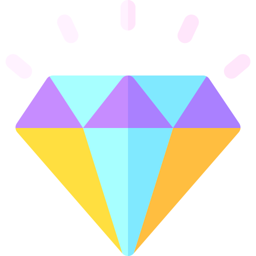 다이아몬드 Basic Rounded Flat icon