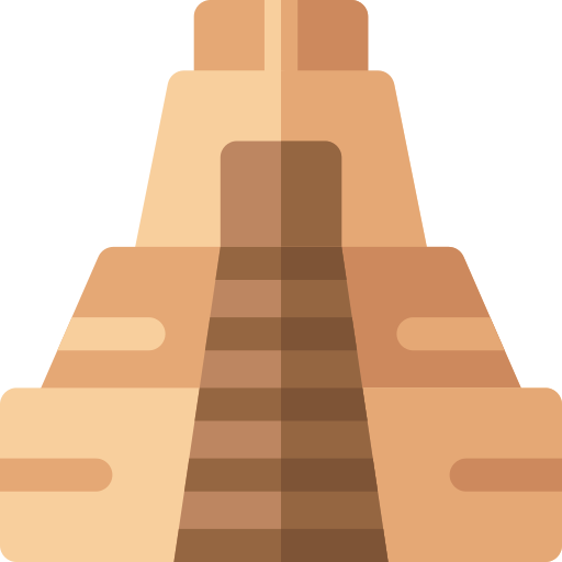 Pyramid Basic Rounded Flat icon