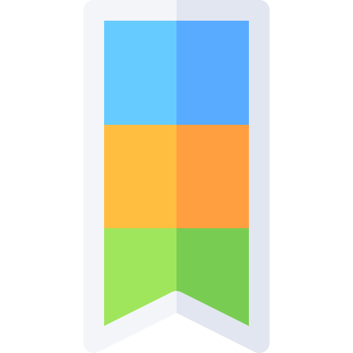 ブックマーク Basic Rounded Flat icon