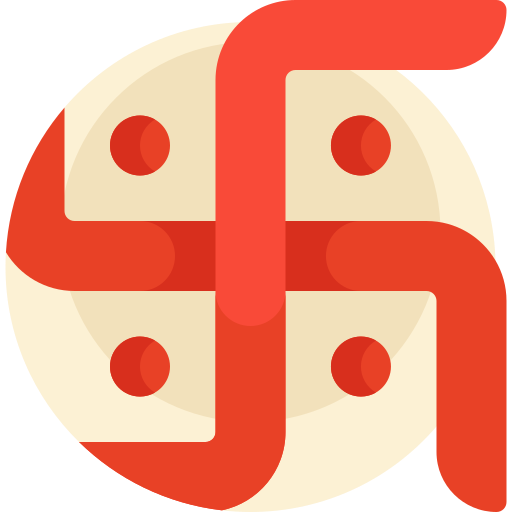 swastyka Detailed Flat Circular Flat ikona