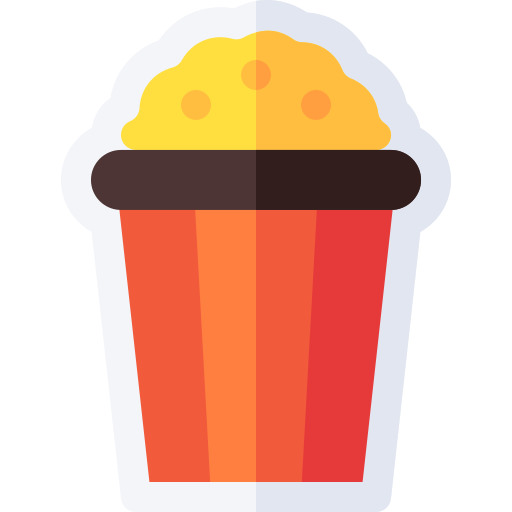 ポップコーン Basic Rounded Flat icon