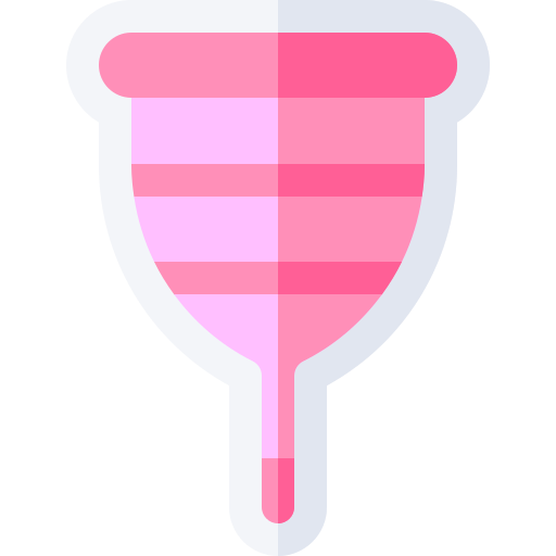 copo menstrual Basic Rounded Flat Ícone