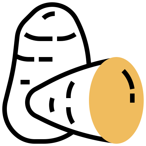 감자 Meticulous Yellow shadow icon