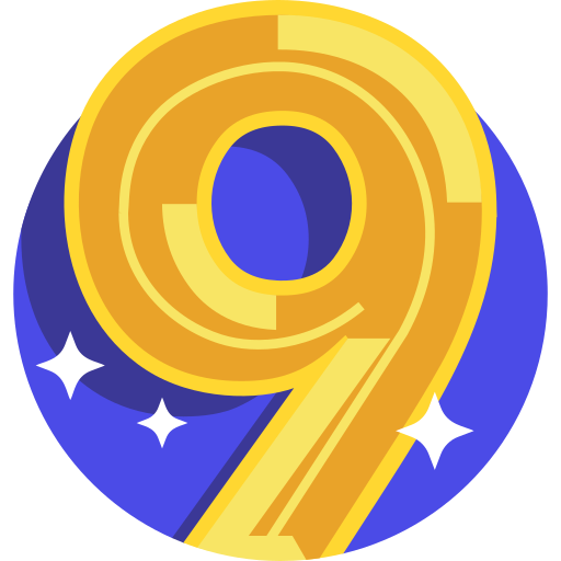 9 Detailed Flat Circular Flat icon