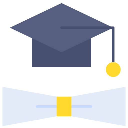 diploma de graduación Generic Flat icono