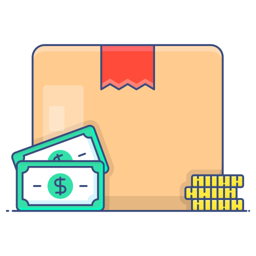 Cash on delivery Generic Outline Color icon