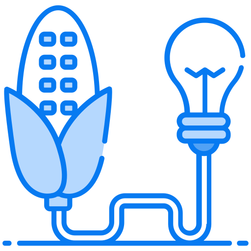 바이오 매스 에너지 Generic Blue icon