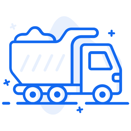 camión de basura Generic Blue icono